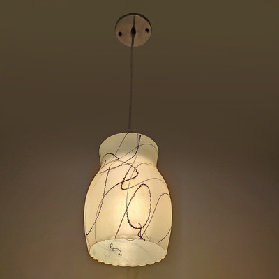 PR Prashant Ceiling Designer Hanging Pendant Light (White,Black) Pendant Lamp Ceiling Lamp(Multicolor)