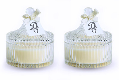 DESHILP OVERSEAS Glass Pickle Jar  - 250 ml(Pack of 2, Clear)