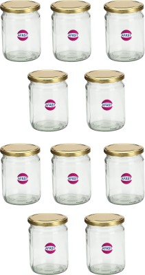 AFAST Glass Fridge Container  - 300 ml(Pack of 10, Clear)