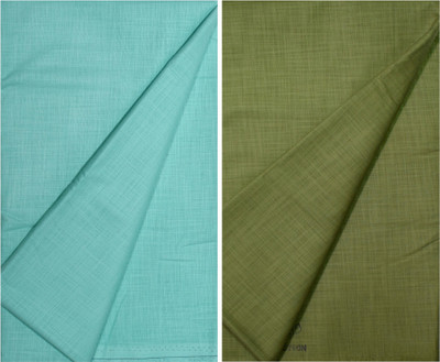 KUNDAN SULZ GWALIOR Cotton Blend Self Design Shirt Fabric