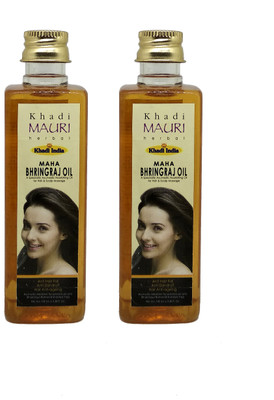 Khadi Mauri Maha Bringraj Hair Oil (100ml) - Pack of 2 Hair Oil(200 ml) Flipkart