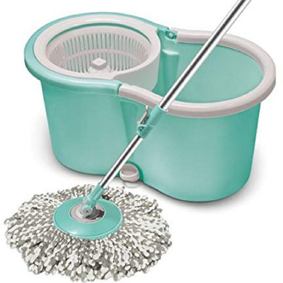 MILTON Spotzero By Milton Super Safai Smart Spin Mop Set(Green)