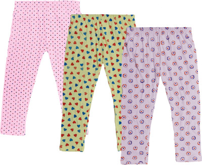 IndiWeaves Capri For Girls Casual Printed Cotton Blend(Multicolor Pack of 3)