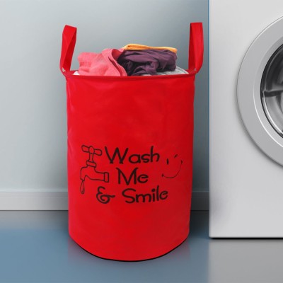 E-Retailer 45 L Red Laundry Bag(PVC)