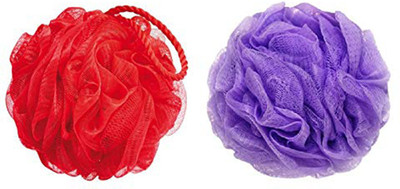 WHITEIBIS Loofah(Pack of 2, Multicolor)