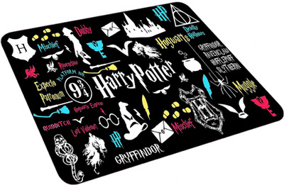 ECFAK Harry Potter: Doodle EG002 Non Slip Base Mousepad(Multicolor)