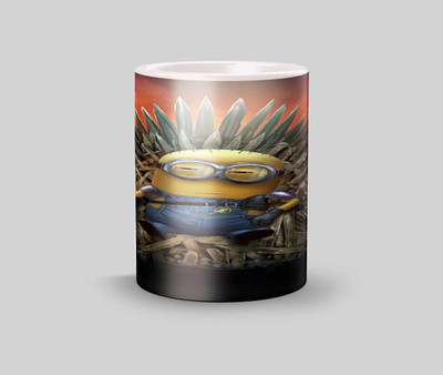 ECFAK Minion: Game Of Thrones Minion Version E005 Ceramic Coffee Mug(325 ml)