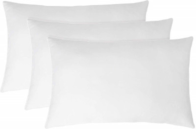 KUBER INDUSTRIES Microfibre Nature Sleeping Pillow Pack of 3(White)