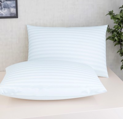 Flipkart SmartBuy Polyester Fibre Stripes Sleeping Pillow Pack of 2  (White)