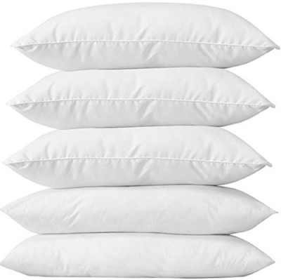 KUBER INDUSTRIES Microfibre Nature Sleeping Pillow Pack of 5(White)