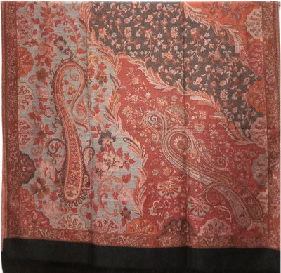 PASHTUSHS Wool Printed Women, Men Shawl(Multicolor)