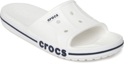 CROCS Men Bayaband Slide Slippers(White 4)