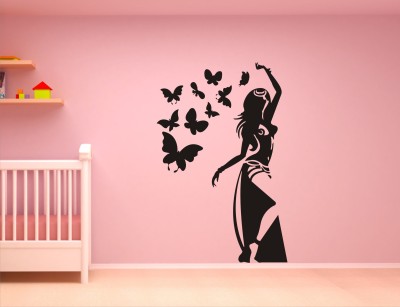 INDIA WALL STICKER 90 cm Belly Dancer Wall Decal And Sticker Removable Sticker(Pack of 1)