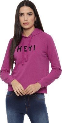 PEOPLE Full Sleeve Applique Women Sweatshirt