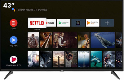 TCL P6 107.9cm (43 inch) Ultra HD (4K) LED Smart TV(43P6US)