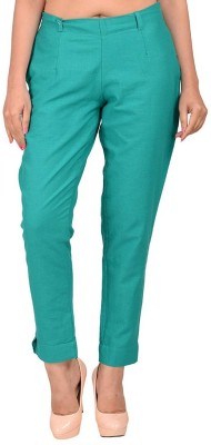 Sairish Fashion Hub Regular Fit Women Green Trousers