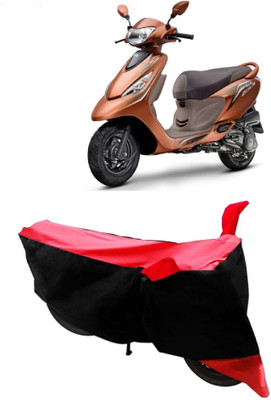 Gargi Traders Two Wheeler Cover for TVS(Zest, Red)
