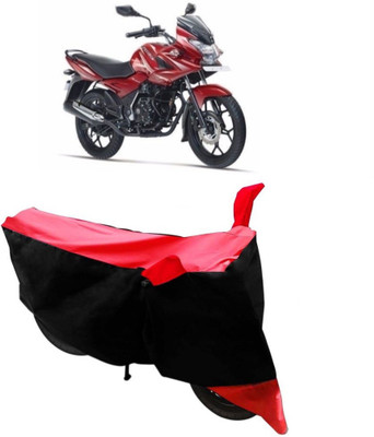 Gargi Traders Two Wheeler Cover for Bajaj(Discover 150 f, Red)