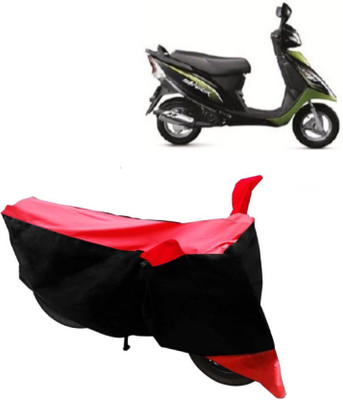 Gargi Traders Two Wheeler Cover for TVS(Scooty Streak, Red)