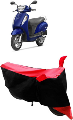 MoTRoX Two Wheeler Cover for Suzuki(Access, Red)