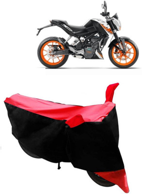 Gargi Traders Two Wheeler Cover for KTM(Duke 200, Red)