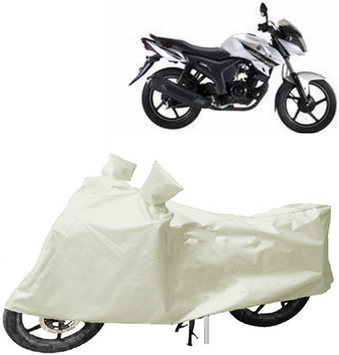 Gargi Traders Two Wheeler Cover for Yamaha(SZ X, White)
