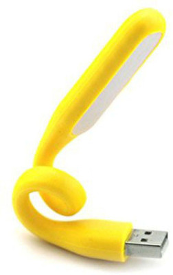 GADGETSMORE Mini Flexible USB LED Light Lamp GHJHFFFF Led Light(Yellow)