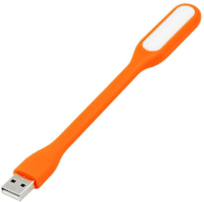 GADGETSMORE Mini Flexible USB LED Light Lamp GHJHFFFF Led Light(Orange)
