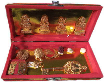 Jitramitra Art Shri Dhan Laxmi- Kuber Bhandari Yantra Brass Yantra(Pack of 1)