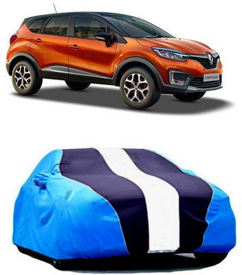 AASDEE Car Cover For Renault Captur (With Mirror Pockets)(Blue)