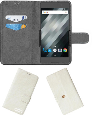 ACM Flip Cover for Yu Yureka S(White, Cases with Holder, Pack of: 1)