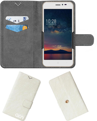 ACM Flip Cover for Infocus A2(White, Cases with Holder, Pack of: 1)