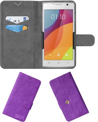 ACM Flip Cover for Vox K8 5.0 Smartphone(Purple, Cases with Holder, Pack of: 1)