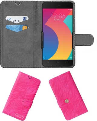 ACM Flip Cover for Vivo Y53i(Pink, Cases with Holder, Pack of: 1)
