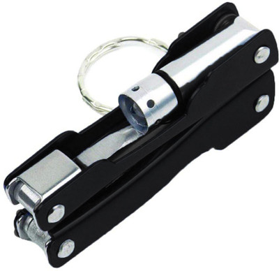 Flipkart SmartBuy Black Multi Utility 9 in 1 Torch Key Chain