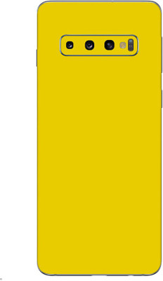 Vcare GadGets Samsung Galaxy S10 Mobile Skin(Yellow)