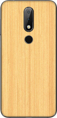Vcare GadGets Nokia 6.1 Plus Mobile Skin(Wooden)