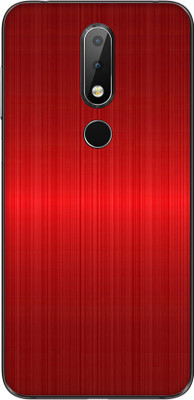Vcare GadGets Nokia 6.1 Plus Mobile Skin(Red)