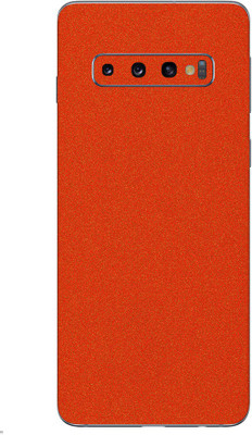 Vcare GadGets Samsung Galaxy S10 Mobile Skin(Orange)