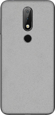 Vcare GadGets Nokia 6.1 Plus Mobile Skin(Silver)