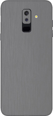 Vcare GadGets Samsung Galaxy A6 Plus Mobile Skin(Silver)