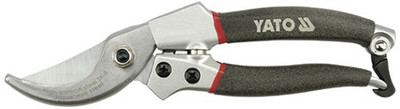 YATO YT-8845 Universal Scissor Pruner aluminum handle with cutting branches up to 20 mm in diameter with Non-slip material Gardening Tools Bypass Pruner(Manual)
