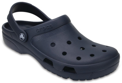 navy crocs