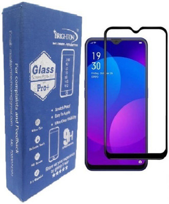 BRIGHTRON Edge To Edge Tempered Glass for FULL Glue Edge-to-Edge 11D Tempered Glass for Oppo F11 Full HD 9H Hardness Screen Protector Full Body Coverage Edge to Edge Tempered Glass Screen Protector For Oppo F11 (11D Tempered Glass)(Pack of 1)