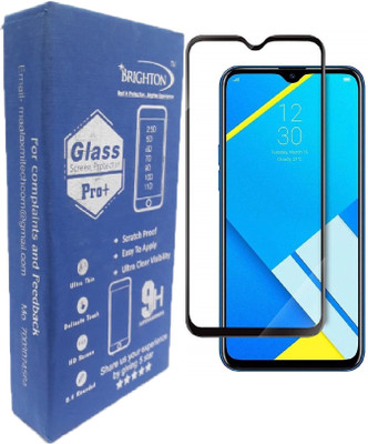 BRIGHTRON Edge To Edge Tempered Glass for Premium Quality Screen Guard For Oppo Realme C2 Tempered Glass Full EdgeTo Edge Screen Protector With Full Installation Kit (Pack Of 1, Oppo Realme C2)(Pack of 1)