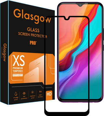 Glasgow Edge To Edge Tempered Glass for Infinix Hot 8(Pack of 1)