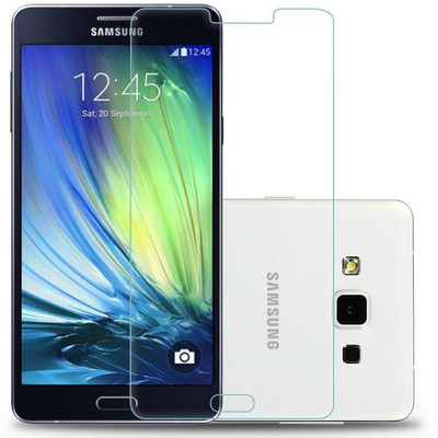 MOBIRUSH Tempered Glass Guard for Samsung Galaxy A7(Pack of 1)
