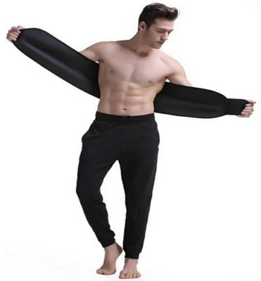 ABS New modal high Quality sweat slim belt for fat reducer 52 Slimming Belt(Black)