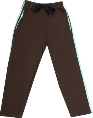 FASHA Track Pant For Boys(Brown, Pack of 1)