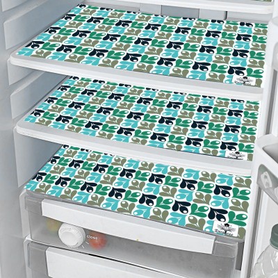 DECOTREE Fridge Mat(Width: 30 cm, Sky Blue)